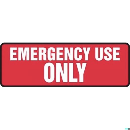 Accuform ELECTRICAL SIGN EMERGENCY USE ONLY MELC540XV MELC540XV